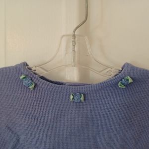 Girls toddler top with rosette detail 18m